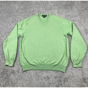 Brooks Brothers Sweater Mens Supima Cotton V Neck Workwear *See Description